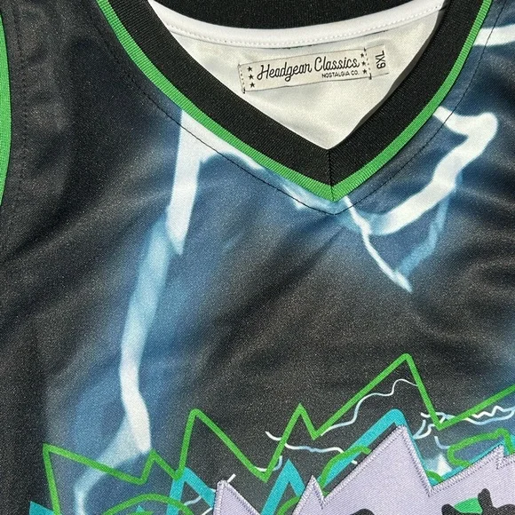 Rugrats “Reptar” Basketball Jersey By Headgear Classics Size 6XL - Picture 3 of 7